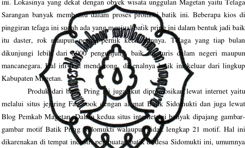 gambar motif Batik Pring Sidomukti walaupun tidak lengkap 21 motif. Hal ini 