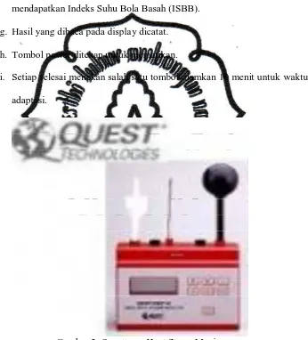 Gambar 2. Questtemp Heat Stress Monitor  