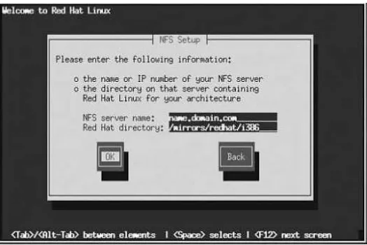 Gambar 5. Proses Instalasi Melalui NFS Server 