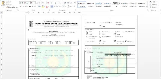 Gambar 3.1 Form wajib lapor perusahaan 