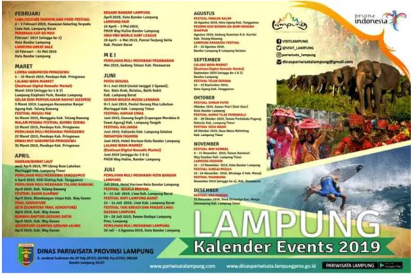 Gambar 2.2 Kalender Event 2019 