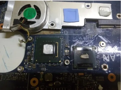 Gambar 3.10 Penggantian Thermal Paste 