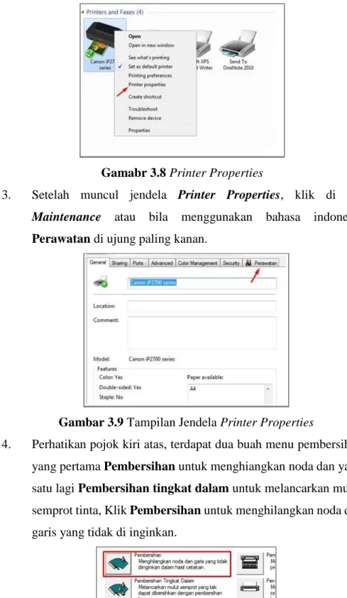 Gambar 3.10 Tampilan Tab Perawatan 