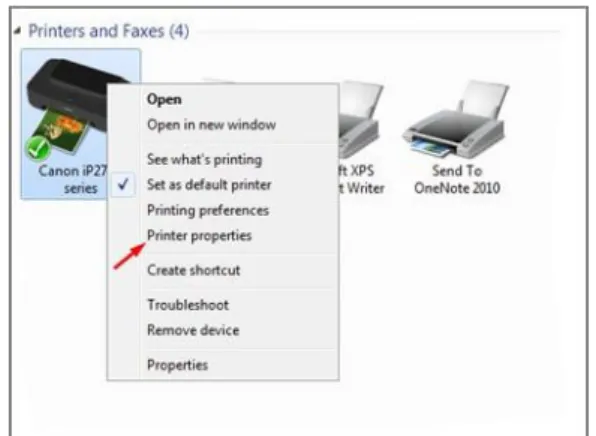 Gambar 3.9 Tampilan Jendela Printer Properties 