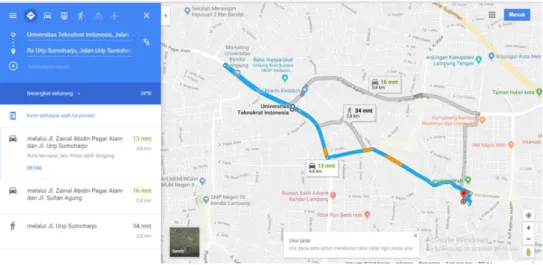 Gambar 1.2Rumah Sakit Urip Sumoharjo BandarLampung  Sumber: (Google Maps,2020) 