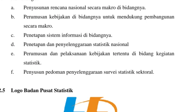 Gambar 2.2 Logo Badan Pusat Statistik (Statistik, 2020) 