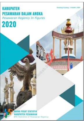 Gambar 3.5 Sampul Buku Kabupaten Pesawaran Dalam Angka 2020  (Pesawaran, 2020) 