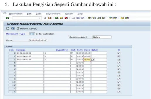 Gambar 3.5 Tampilan Saat melakukan pengisian data  Keterangan : 