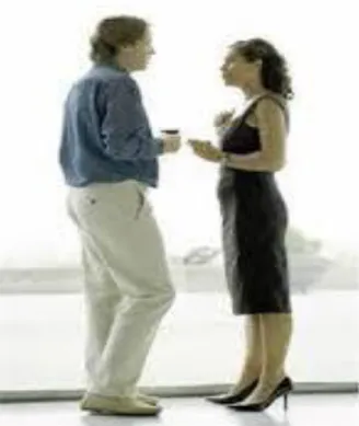 Gambar 1.24 Making Eye Contact When Speaking to Someone   Source: Google Images  