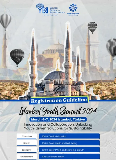 Registration Guideline Istanbul Youth Summit 2024