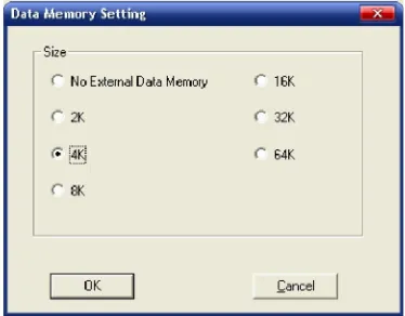 Gambar 1.2. Data memory Setting