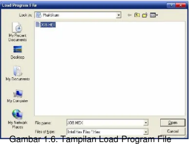 Gambar 1.6. Tampilan Load Program File