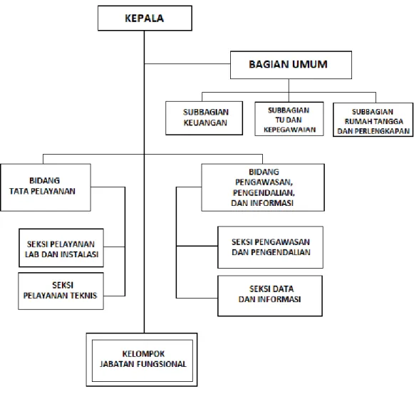 Gambar 2.2. Struktur Organisasi Umum Balai Besar KIPM 