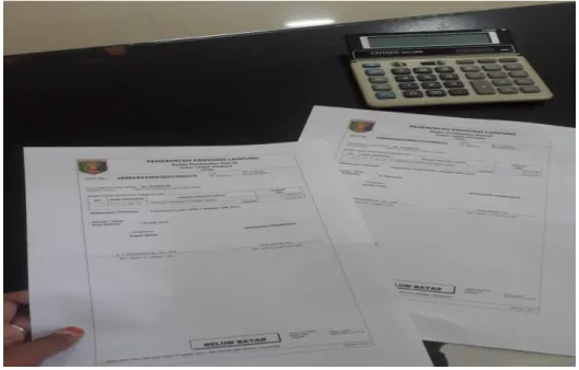 Gambar 3. 2 Membuat surat setoran 