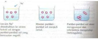 Gambar 2.4 Peristiwa adsorpsi 