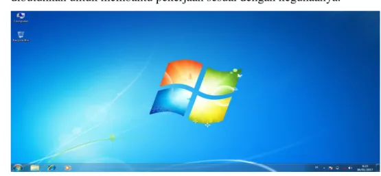 Gambar 3.14 Desktop windows 