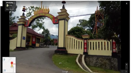 Gambar 1.2 SPN Polda Lampung. (Google Maps, 2019) 