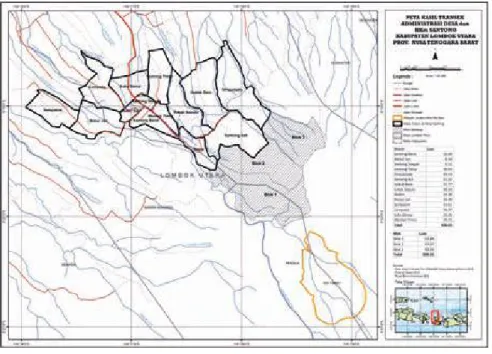 Gambar 2.3:  Peta HKm Wilayah Santong