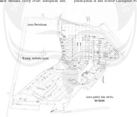 Gambar 1. Site Plan Cihampelas Walk Bandung 