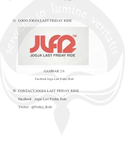 GAMBAR 2.6Facebook Jogja Last Friday Ride