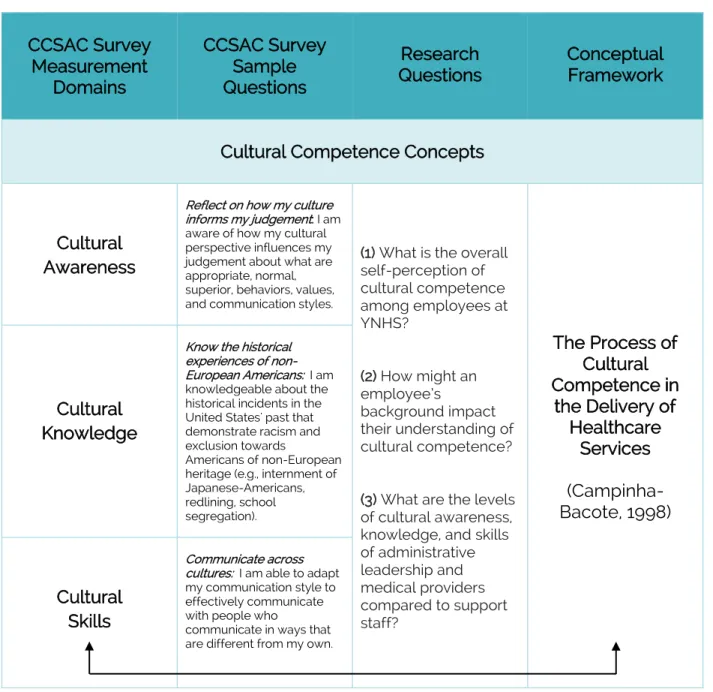 Table 3: CCSAC TOOL RELATION TO CONCEPTUAL FRAMEWORK 