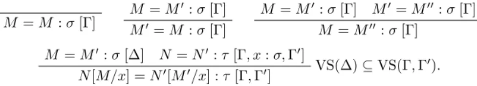 Figure 2.1: Equational Logic.