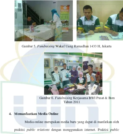 Gambar 5. Fundraising Wakaf Uang Ramadhan 1433 H, Jakarta 