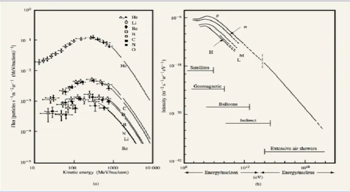 Figure  1 [28]:  Flux  of Cosmic Rays in Space 