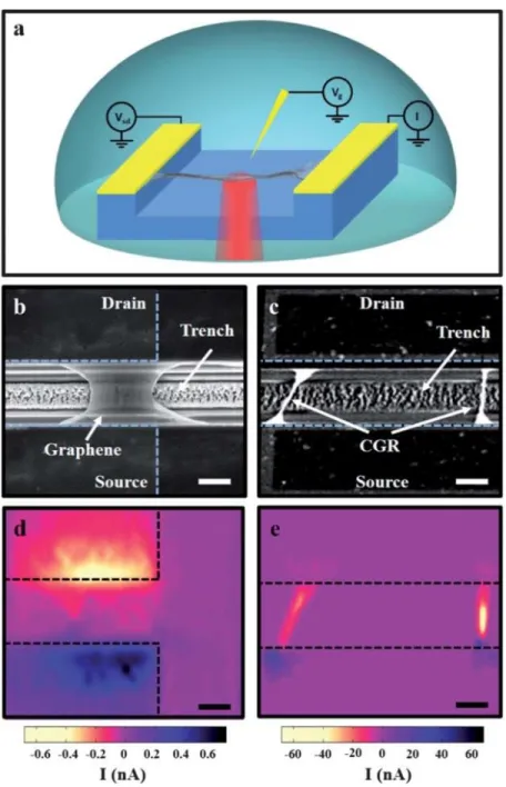 Figure  2.2  Optoelectronic  response  comparisons  between  a  CGR  and  a  flat  graphene  ribbon