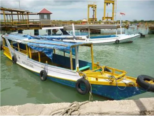 Gambar 5. Keadaan dan Kondisi Kapal Barang dan Penumpang diwilayah  Kepulauan Kabupaten Sumenep (Pelabuhan Kalianget)