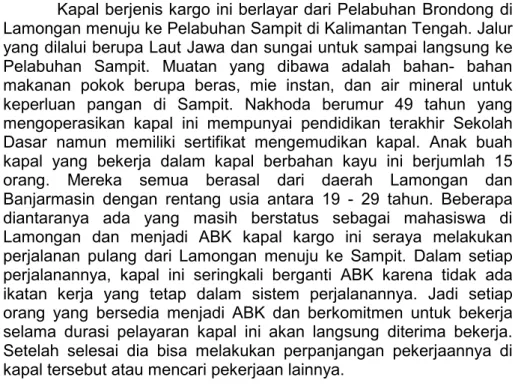 Gambar 4.2.: KM. Berkat Rahmat (Bangunan Atas) 