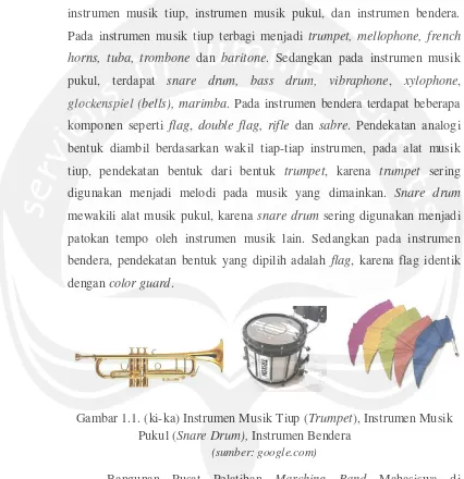 Gambar 1.1. (ki-ka) Instrumen Musik Tiup (Trumpet), Instrumen Musik 