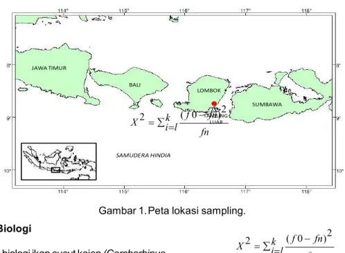Gambar 1.Peta lokasi sampling.