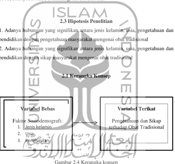 Gambar 2.4 Kerangka konsep 