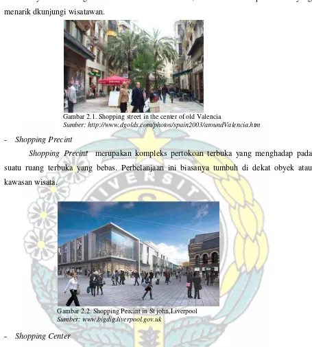 Gambar 2r 2.1. Shopping street in the center of old Valencia