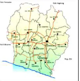 Gambar 1 Peta Wilayah Purworejo BAB. I  PENDAHULUAN 