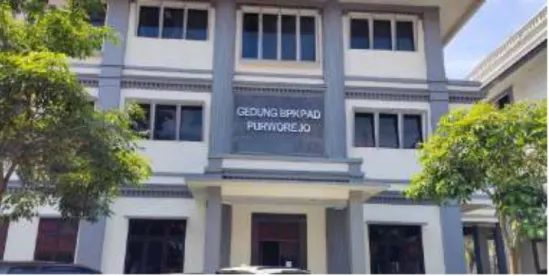 Gambar I-1. Gedung BPKPAD Kabupaten Purworejo 1.  Dasar Hukum Organisasi 
