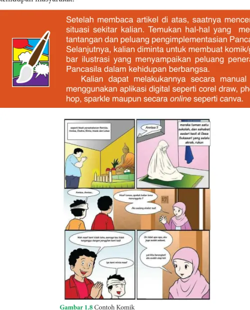Gambar 1.8 Contoh Komik