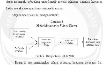 Model Gambar 3 Expectancy Values Theory 