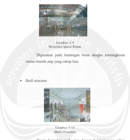 Gambar 5.9 Structure space frame 
