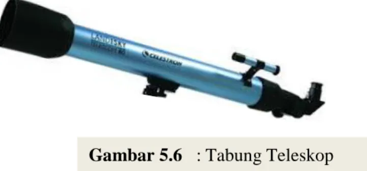 Gambar 5.6   : Tabung Teleskop 