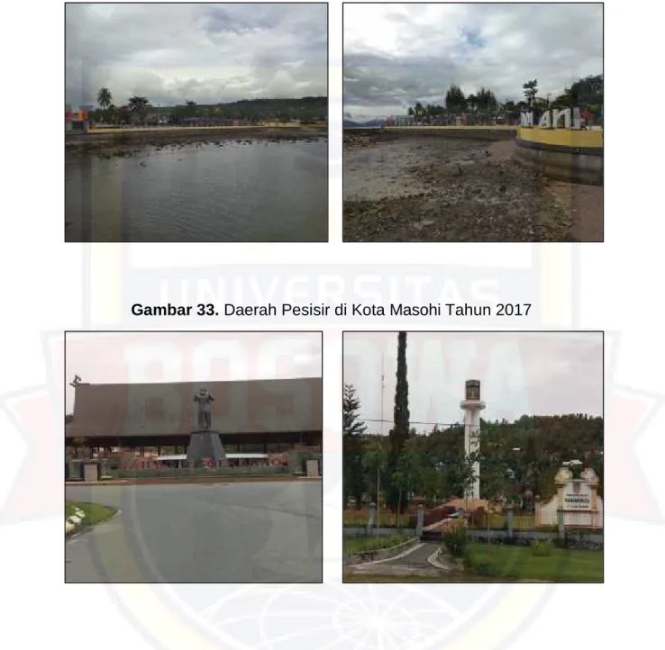Gambar 33. Daerah Pesisir di Kota Masohi Tahun 2017