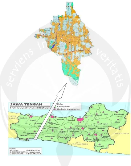 Gambar 1.2 Peta Kota Purwokerto 