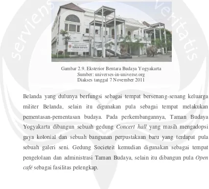 Gambar 2.9. Eksterior Bentara Budaya Yogyakarta