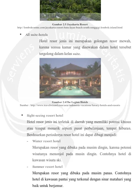 Gambar 2.5 Jayakarta Resort http://lombokrooms.com/jayakarta-resort-batu-layar-beach-south-senggigi-lombok-island.html 