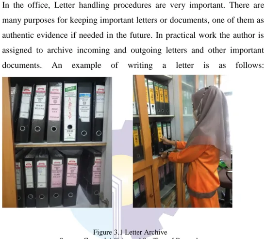 Figure 3.1 Letter Archive 