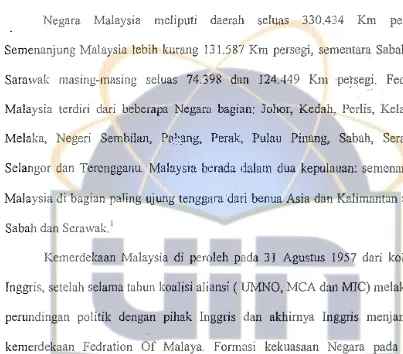 GAMBARAN UMUM TENTANG MALAYSIA 