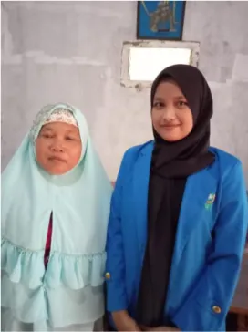 Foto dengan Ibu Suyati tanggal 20 Maret 2022 