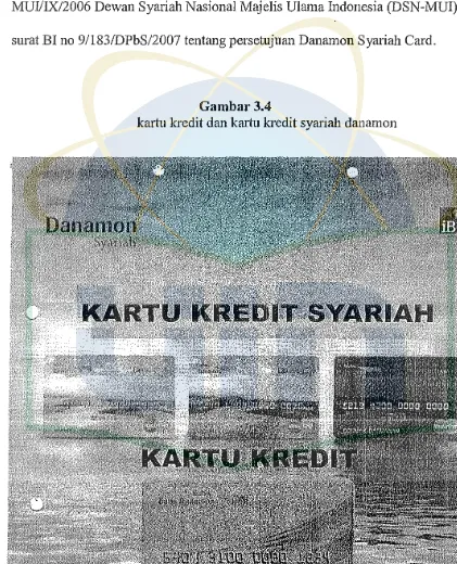 Gambar3.4 kariu kredit dan kartu kredit syariah danamon 