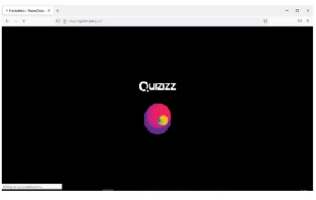 Gambar 2.5 tampilan utama join kuis di Quizizz  bagi siswa 